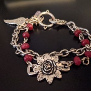 Silver Lucky Brand bracelet
